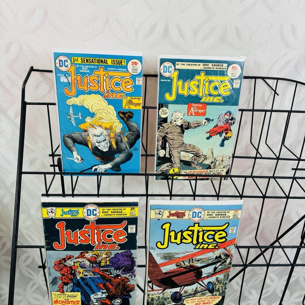 Justice Inc. 1-4 Set DC Comics 1975 1st Appearance Bronze Age Joe‎ Kubert